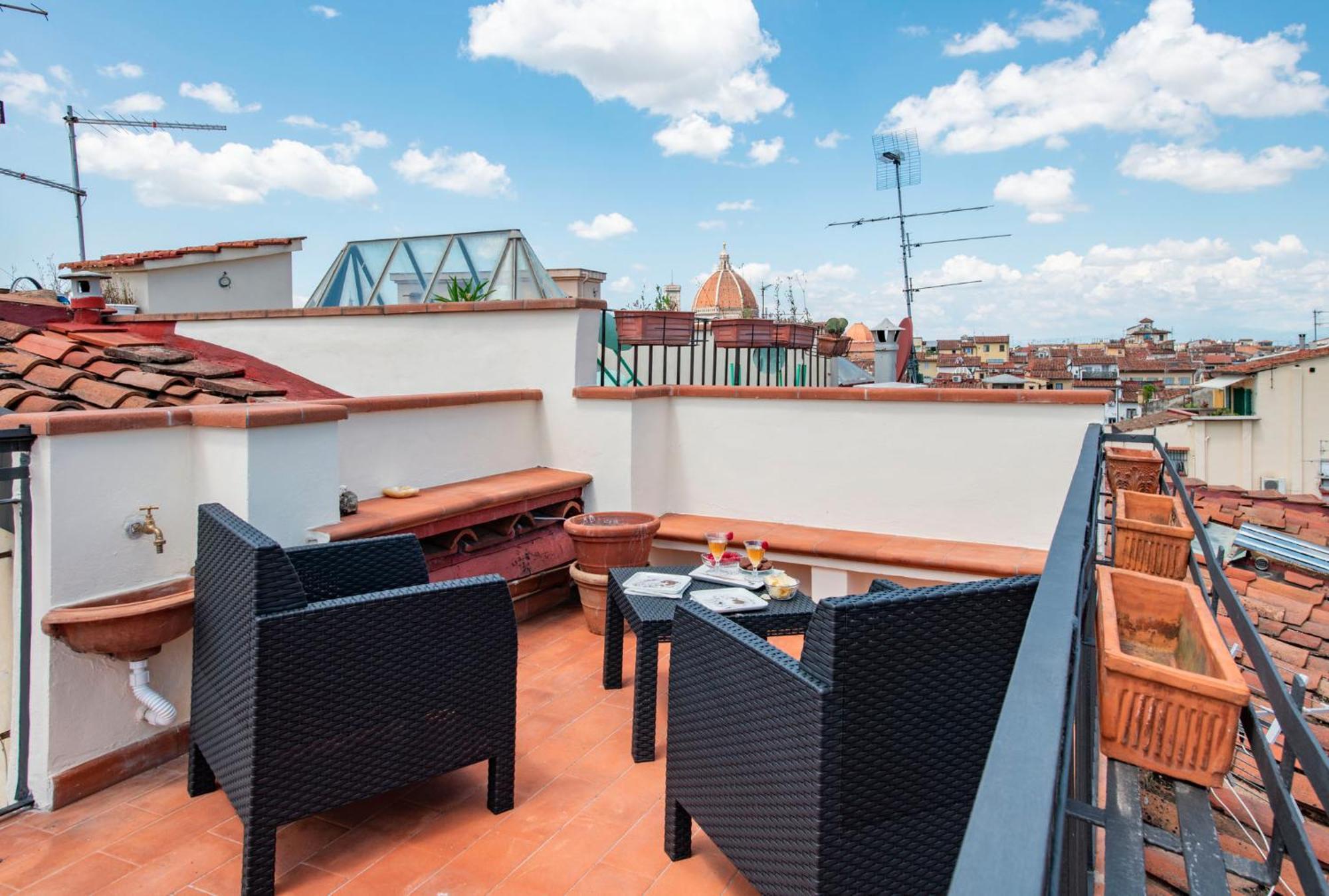 Mamo Florence - Pilastri Terrace Bagian luar foto